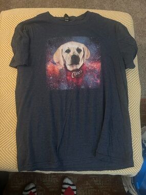 Navy Dog Graphic T-Shirt